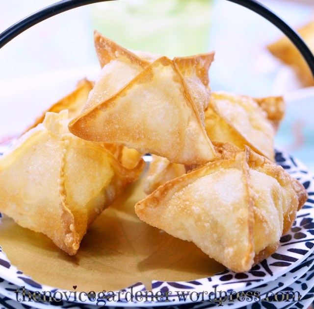 chicken cordon bleu wontons